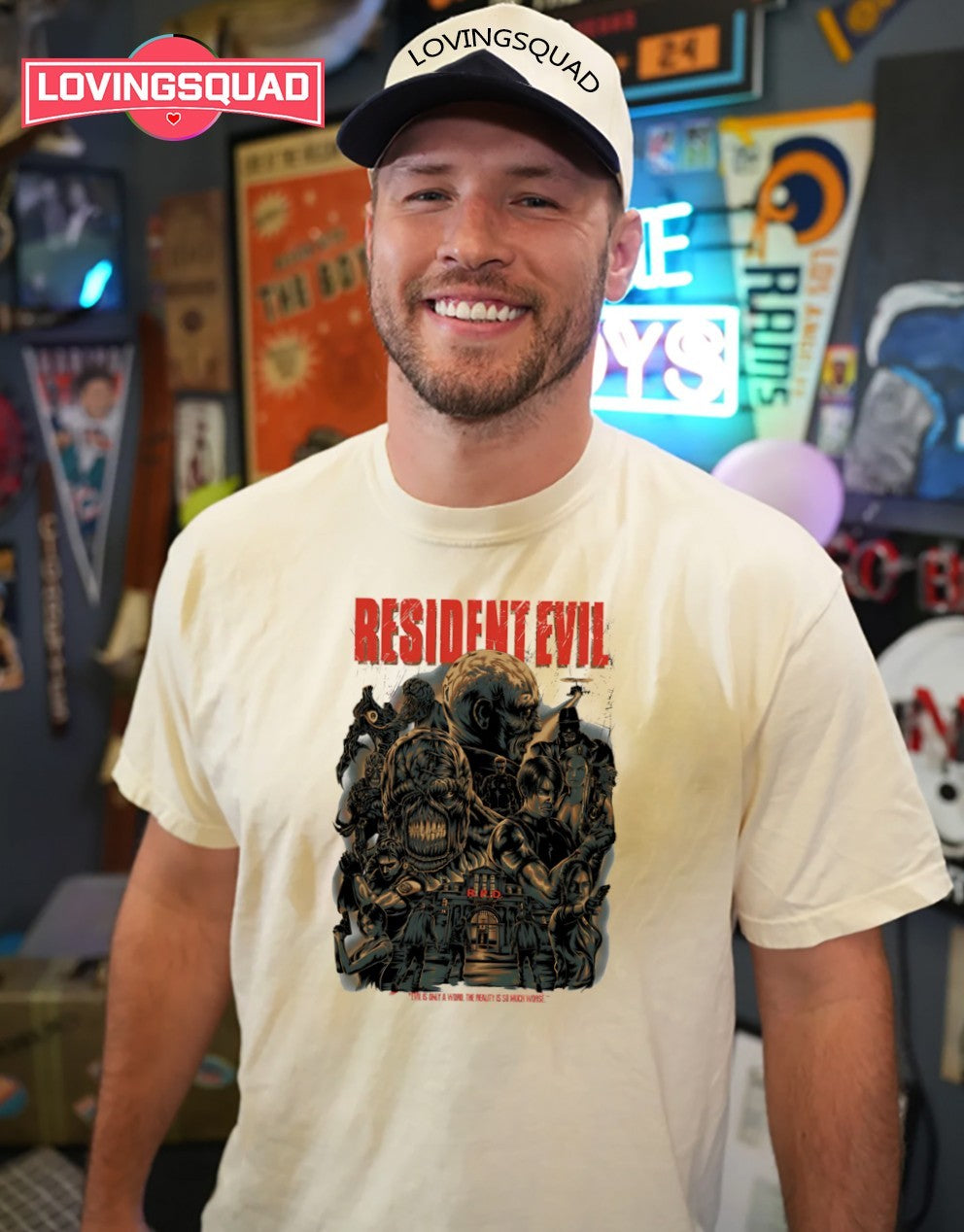 Resident evil classic horror game characters monsters shirt