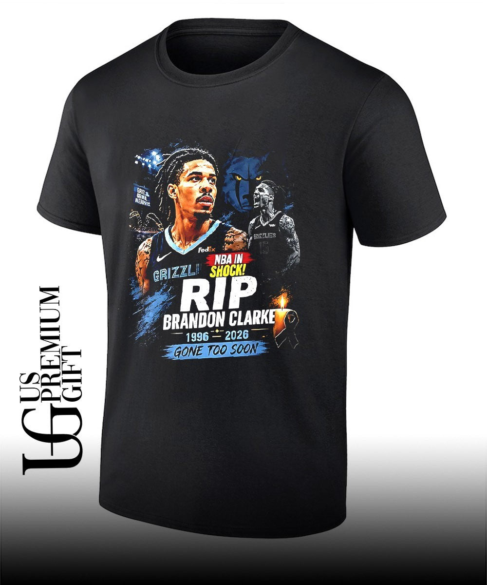 Rest In Peace Brandon Clarke 1996-2026 In Loving Memory shirt