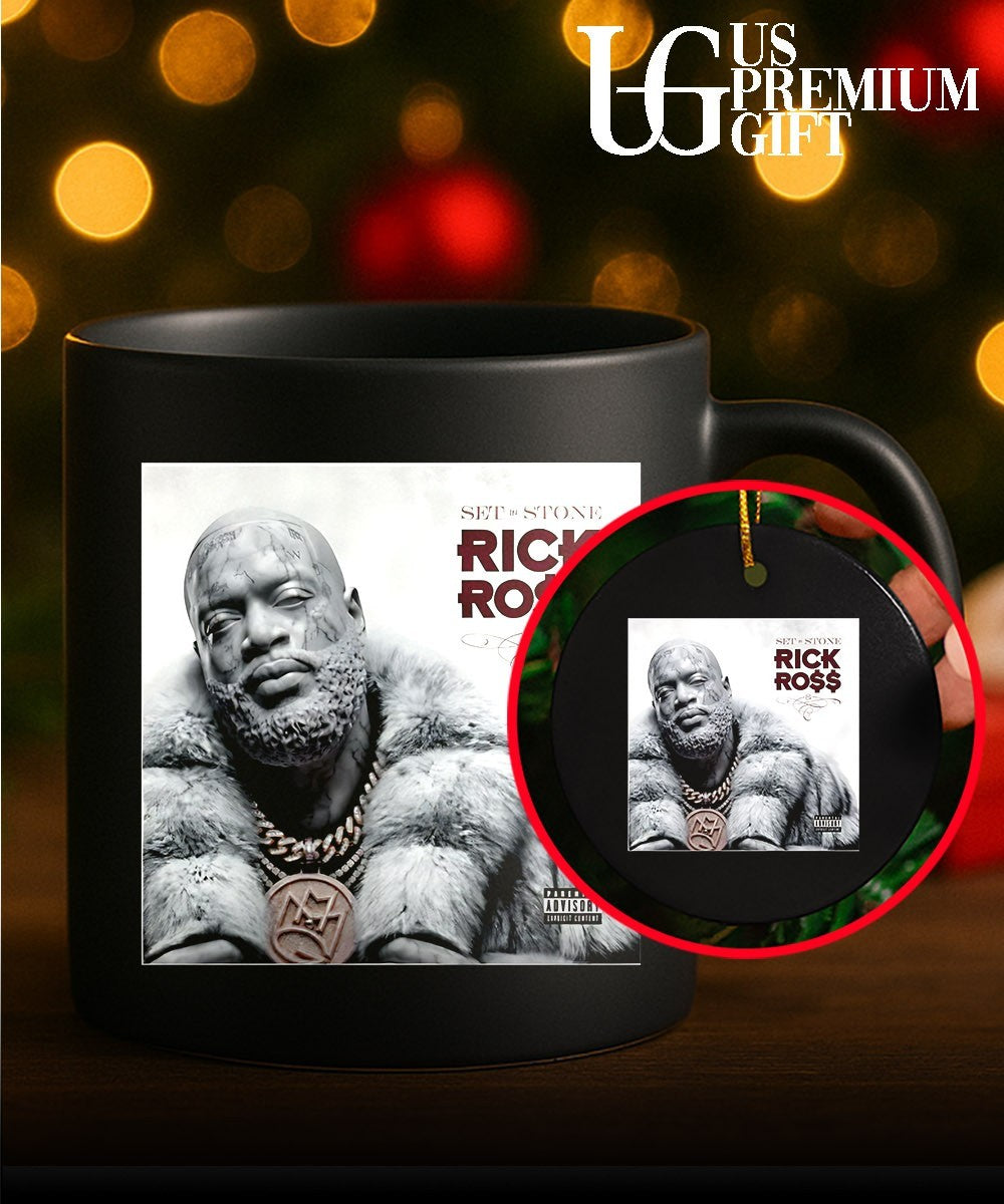 Rick Ross Set In Stone Album Cover signature shirt