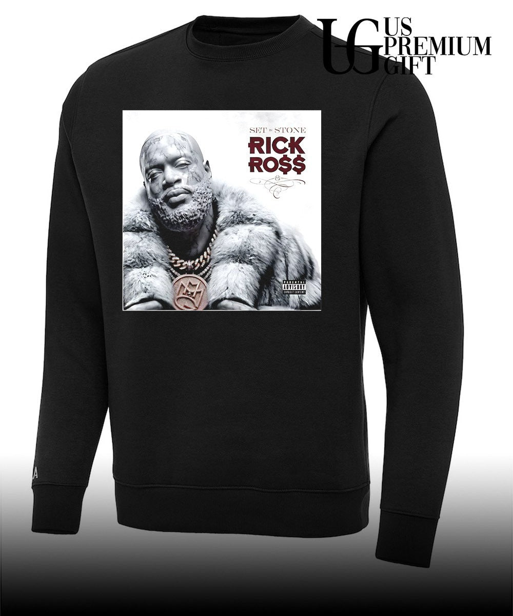 Rick Ross Set In Stone Album Cover signature shirt