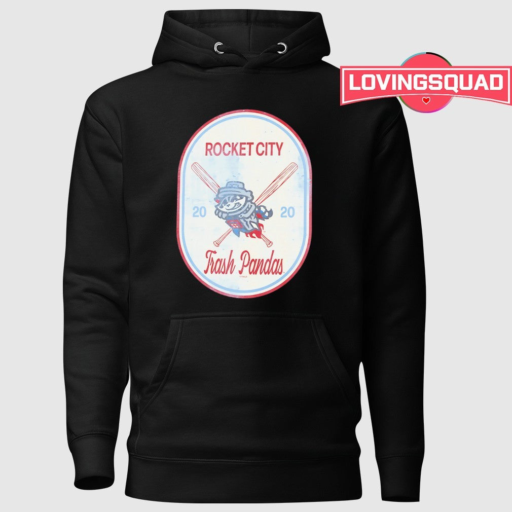 Rocket City Trash Pandas Raccoon mascot shirt