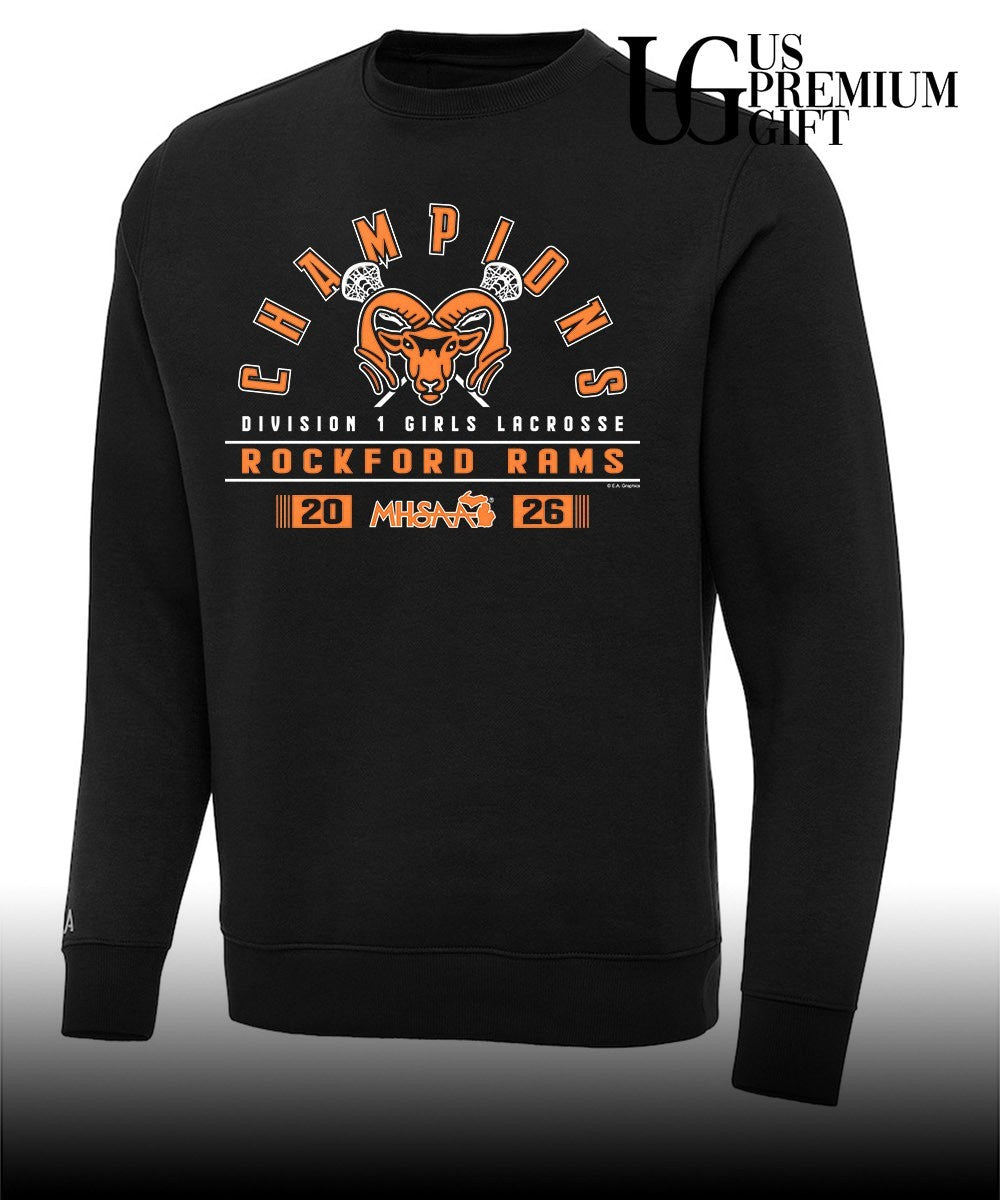 Rockford Rams 2026 MHSAA Girls Lacrosse D1 Champions shirt