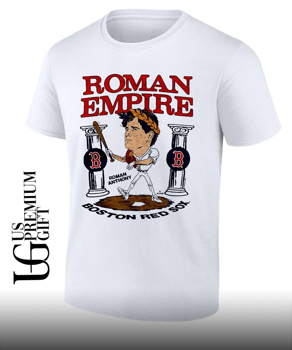 Roman Empire Roman Anthony player Boston Red Sox baseball Player signature caricature shirt
