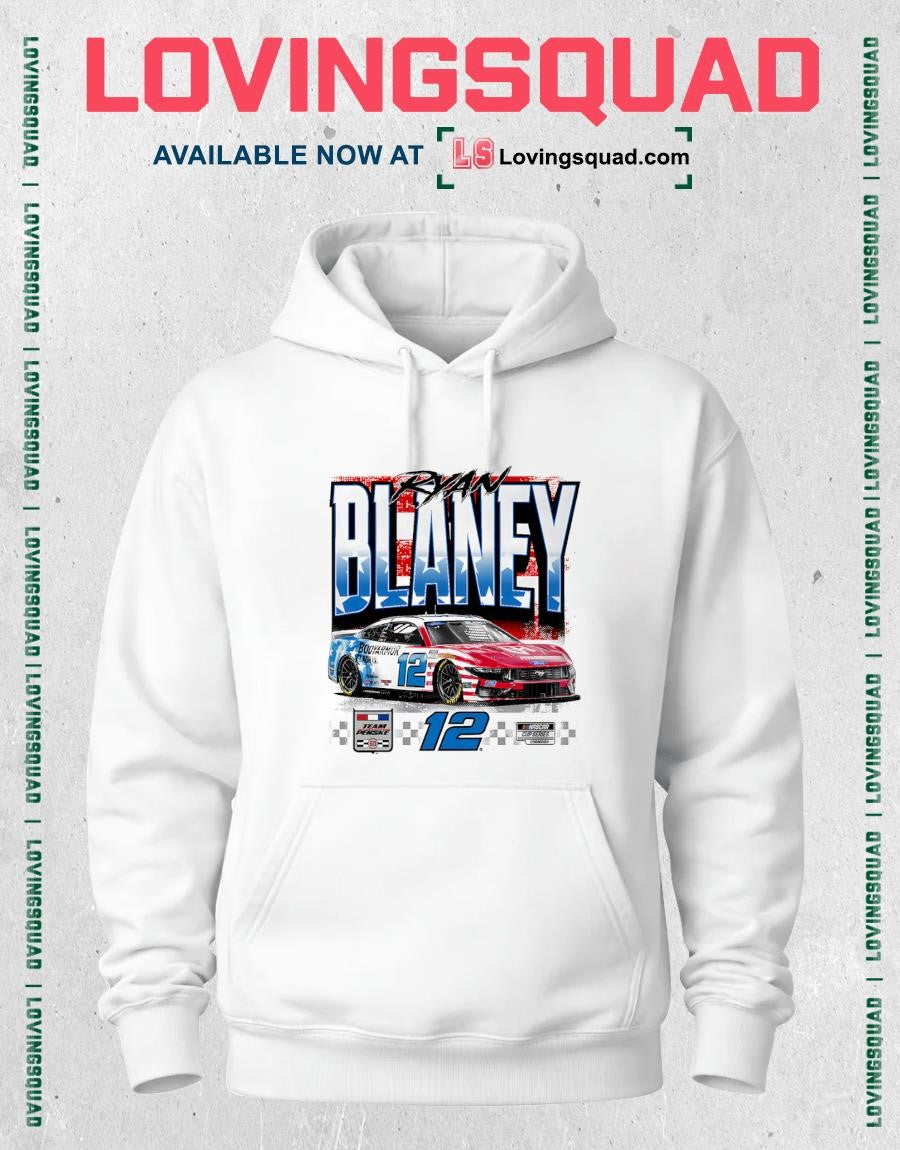 Ryan Blaney Bodyarmour Flash I.V. Patriotic Car Shirt
