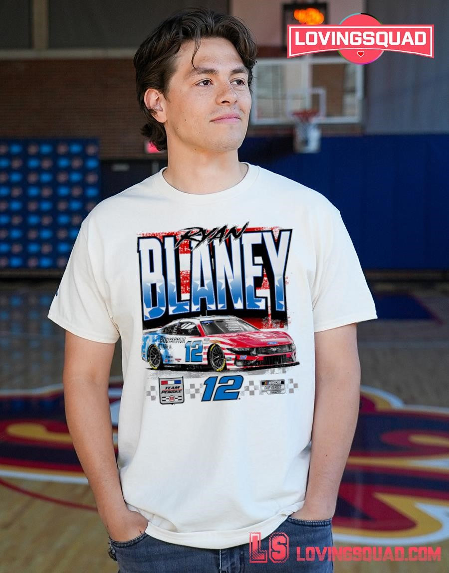 Ryan Blaney Bodyarmour Flash I.V. Patriotic Car Shirt