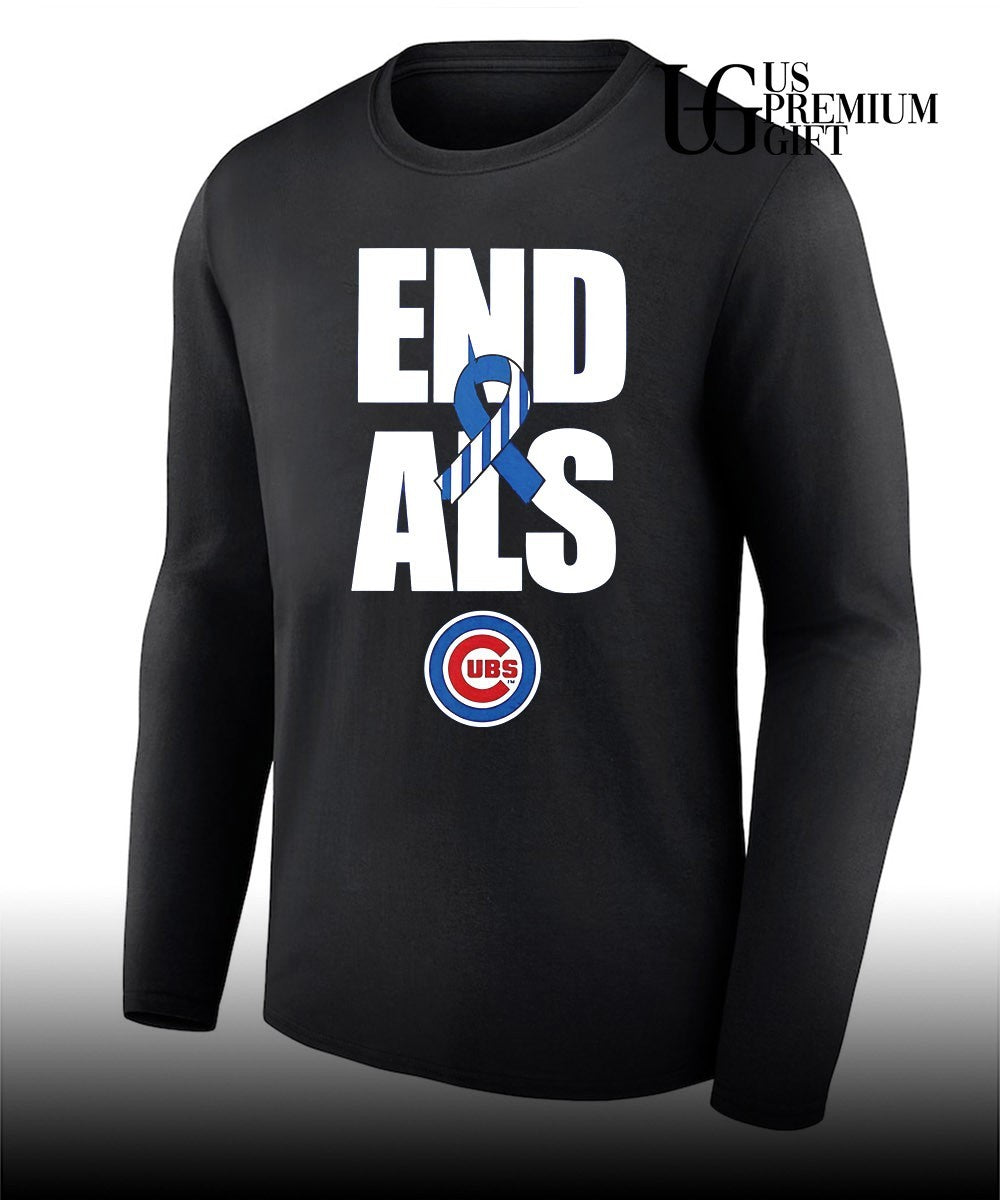 Chicago Cubs Nico Hoerner End ALS Awareness shirt
