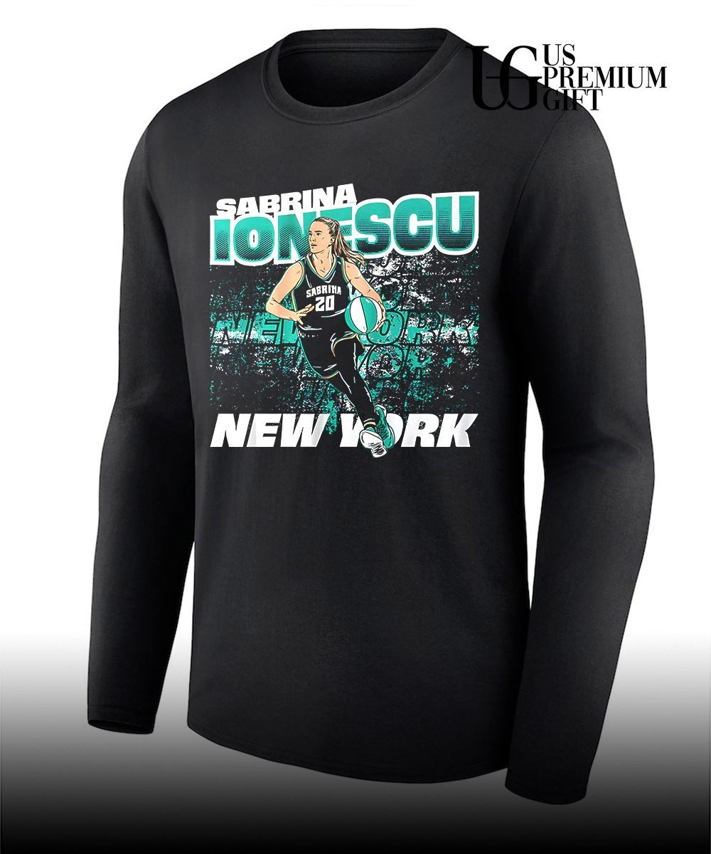 Sabrina Ionescu New York Liberty WNBA Street Ball shirt
