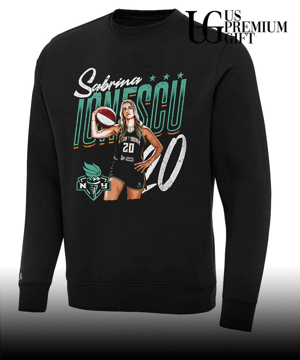 Sabrina Ionescu player New York Liberty basketball 2026 graphic shirt