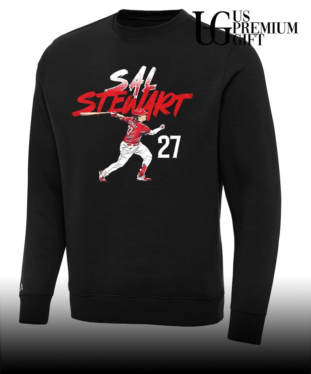 Sal Stewart number 27 player Cincinnati Reds Baseball shirt