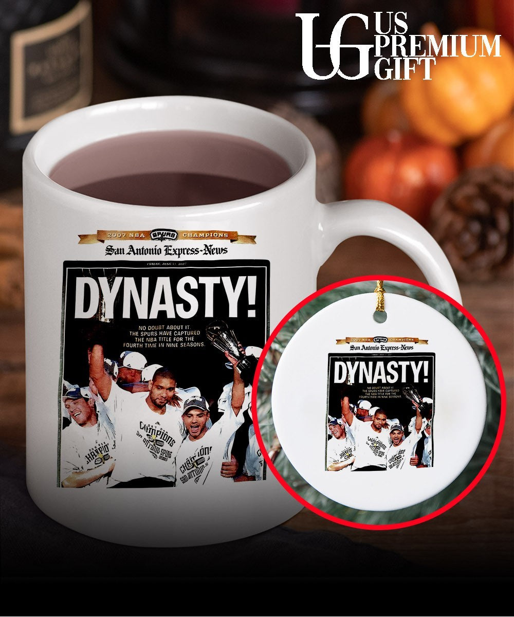 San Antonio Spurs 2007 NBA Finals Dynasty photo shirt