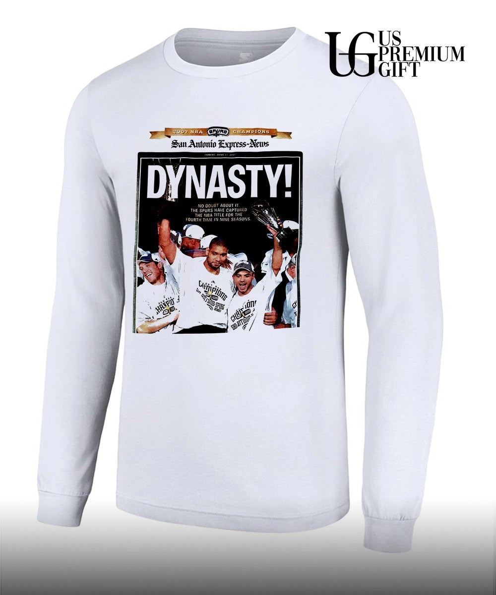 San Antonio Spurs 2007 NBA Finals Dynasty photo shirt