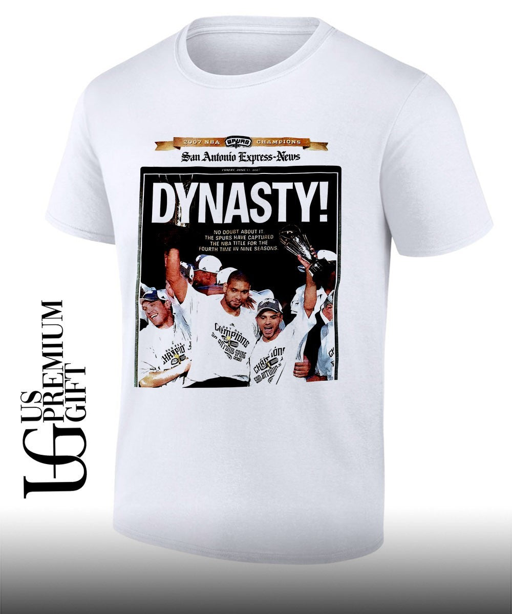 San Antonio Spurs 2007 NBA Finals Dynasty photo shirt