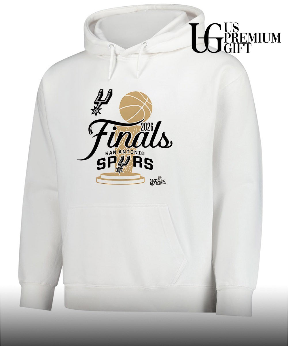 San Antonio Spurs 2026 NBA Finals trophy script T-shirt