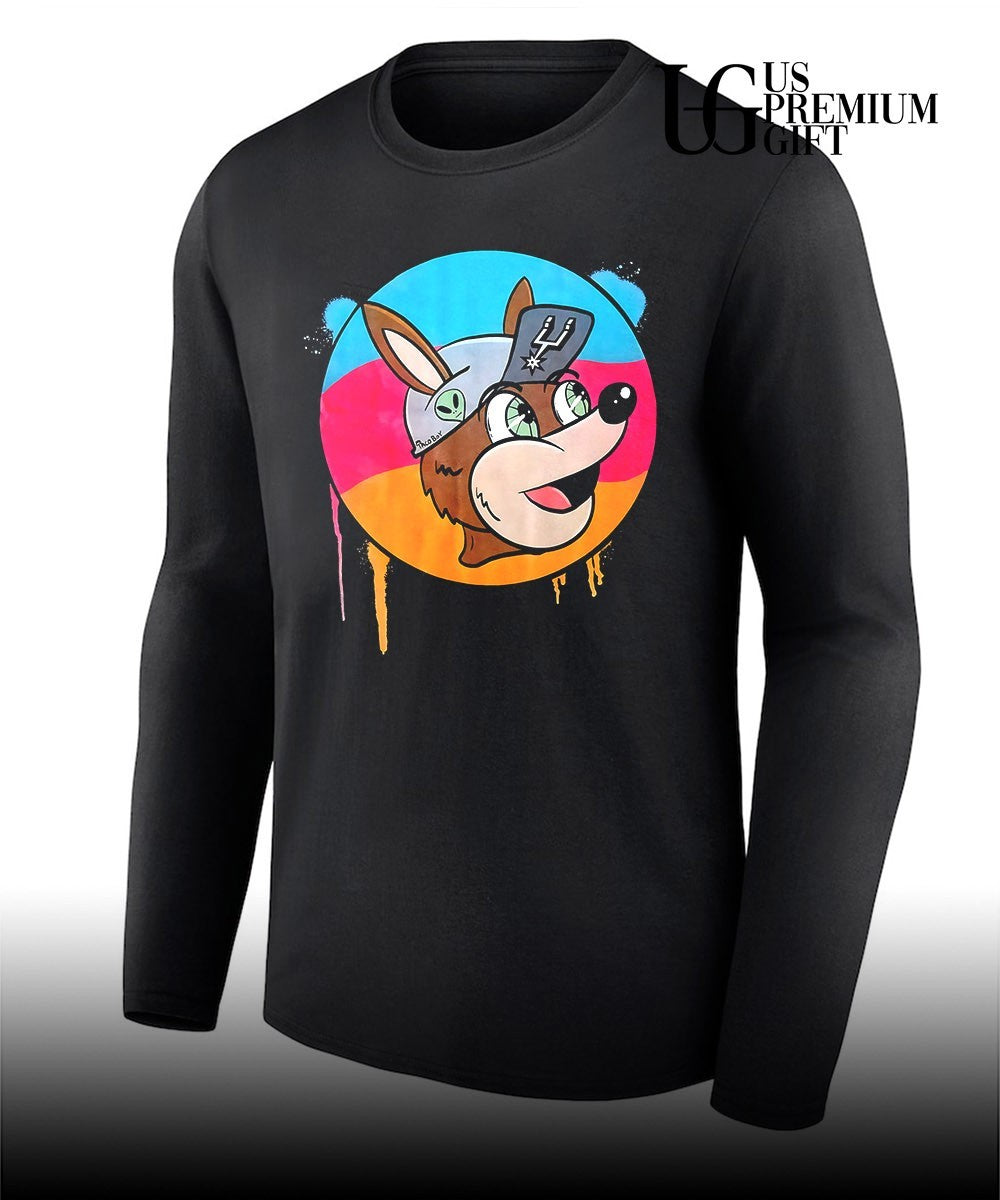 San Antonio Spurs Coyote NBA Basketball mascot shirt