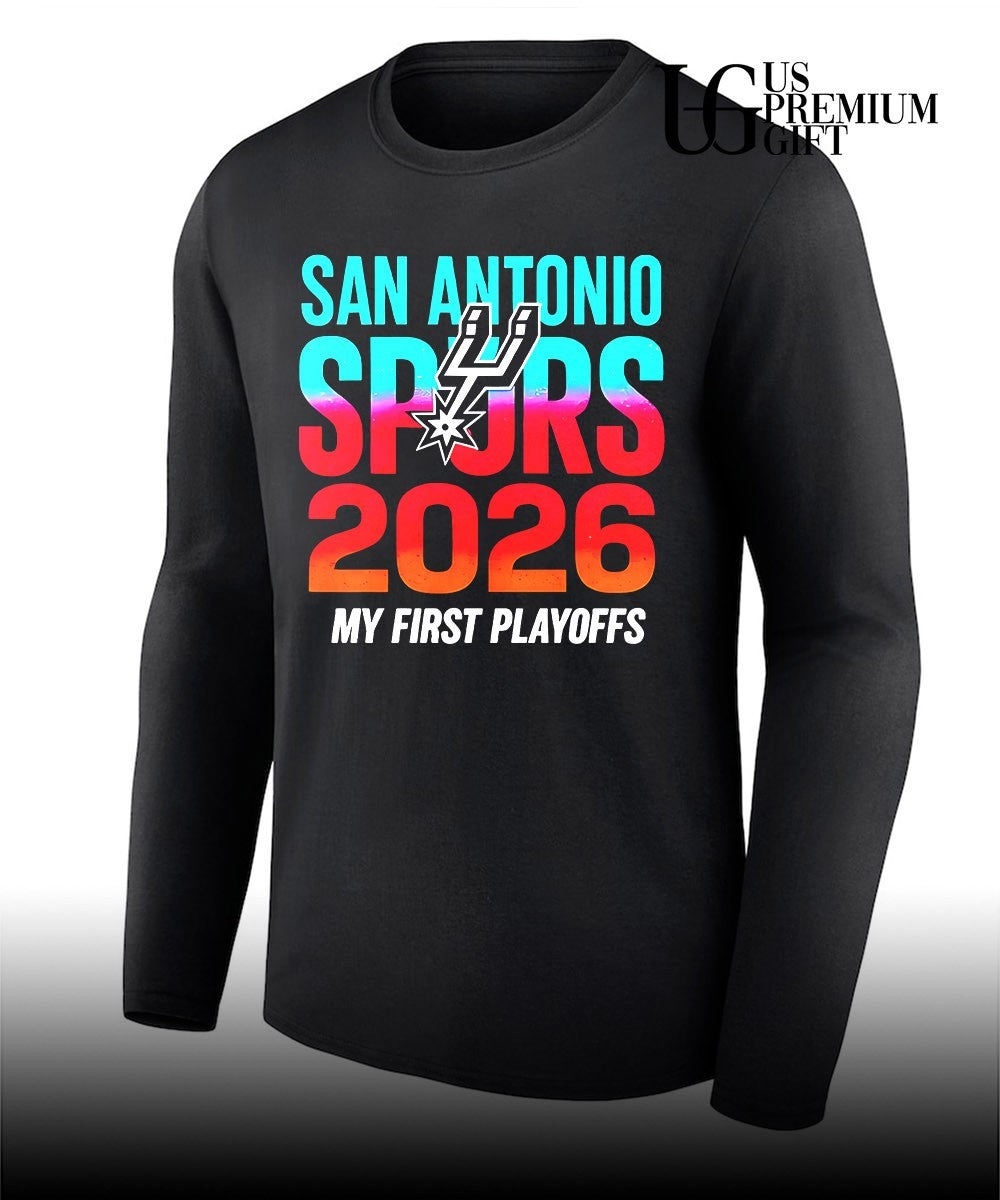 San Antonio Spurs Infant Item Of The Game 2026 Playoffs My First Playoffs shirt