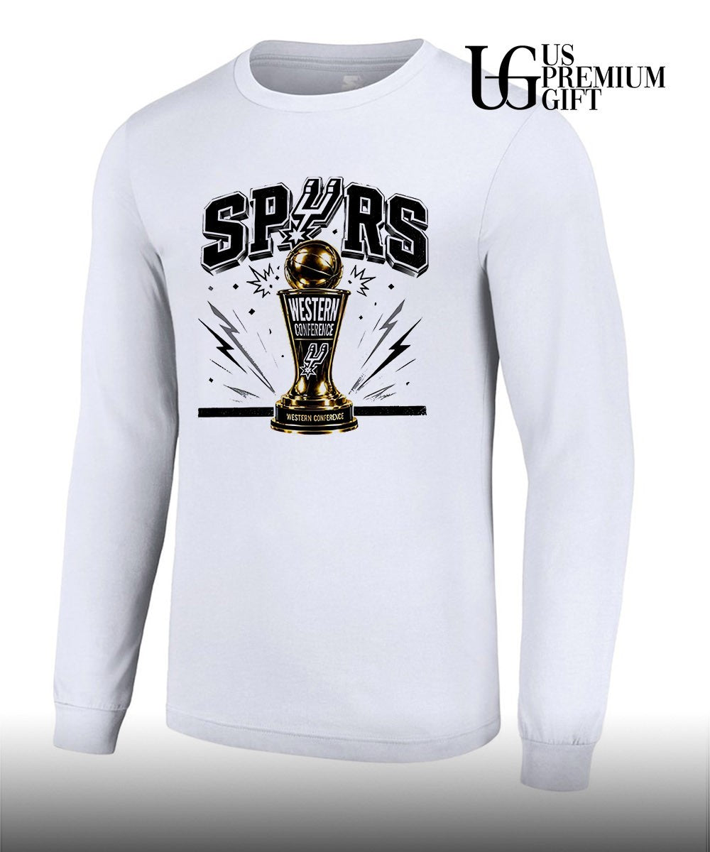 San Antonio Spurs NBA Western Conference Championship 2026 trophy shirt