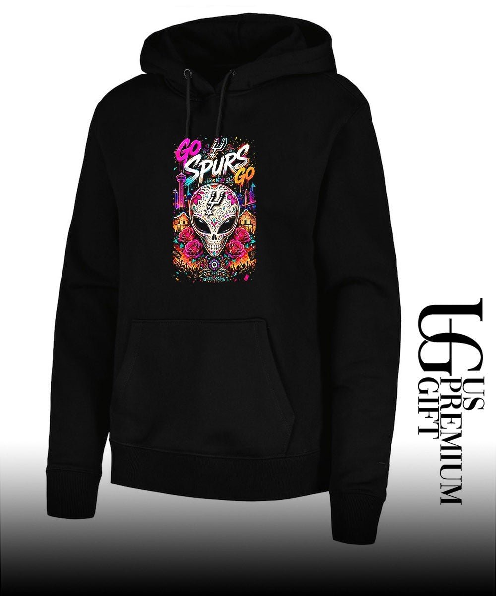 San Antonio Spurs Sugar Skull Por Vida Go Spurs Go shirt