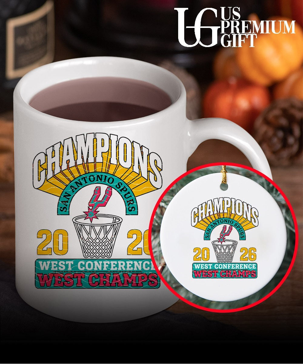 San Antonio Spurs Western Conference Champions 2026 trophy shirt