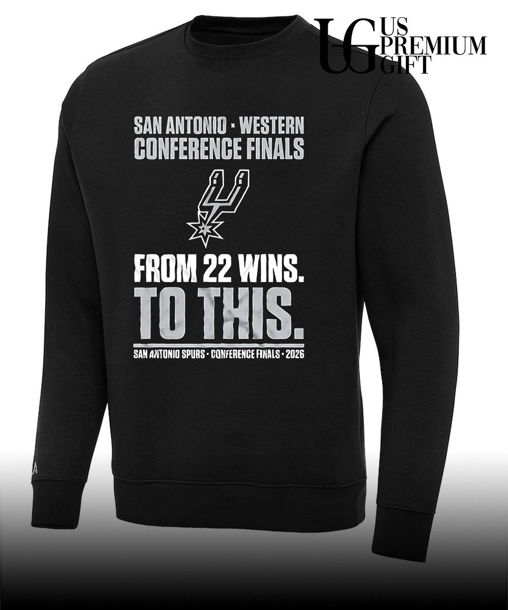San Antonio Spurs Western Conference Finals From 22 Wins To This 2026 shirt