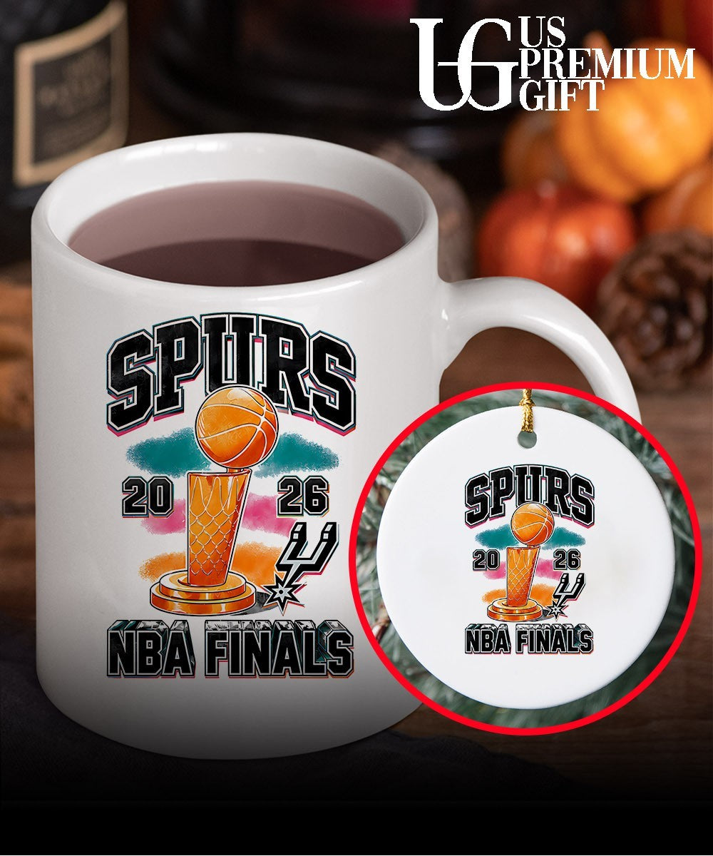 San Antonio Spurs basketball 2026 NBA Finals trophy spray paint shirt