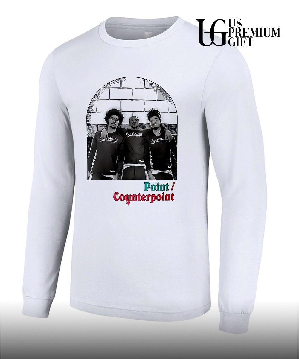 San Antonio Spurs basketball Point Counterpoint shirt