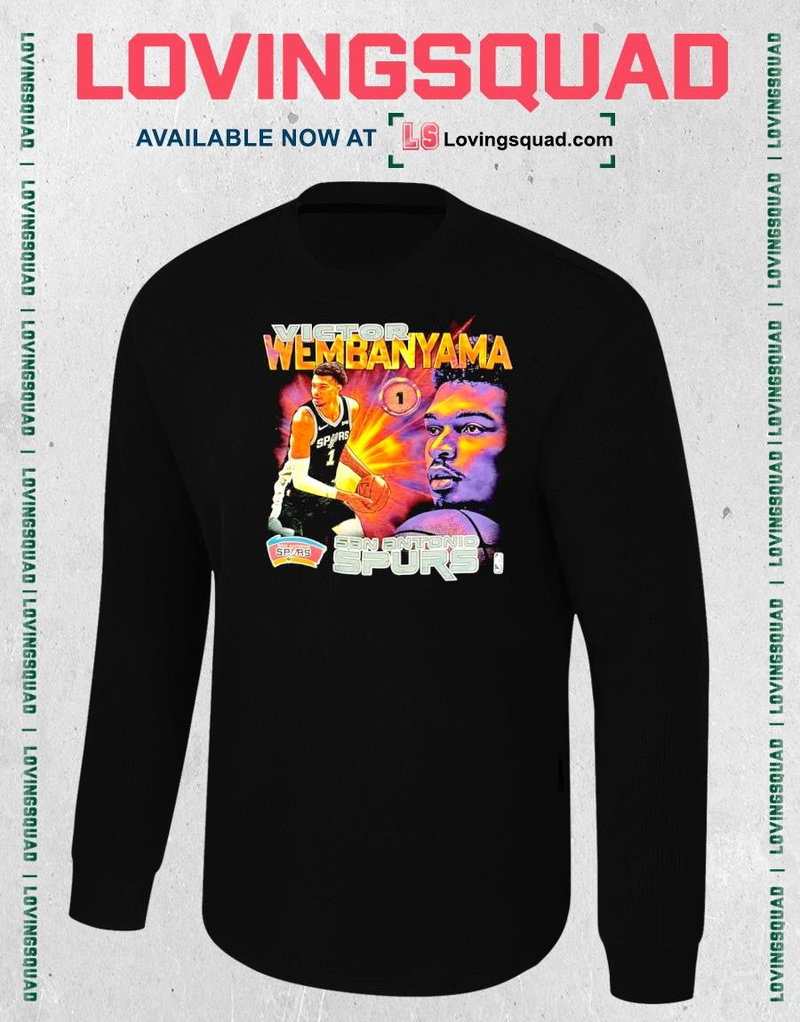 San Antonio Spurs player Victor Wembanyama #1 shirt