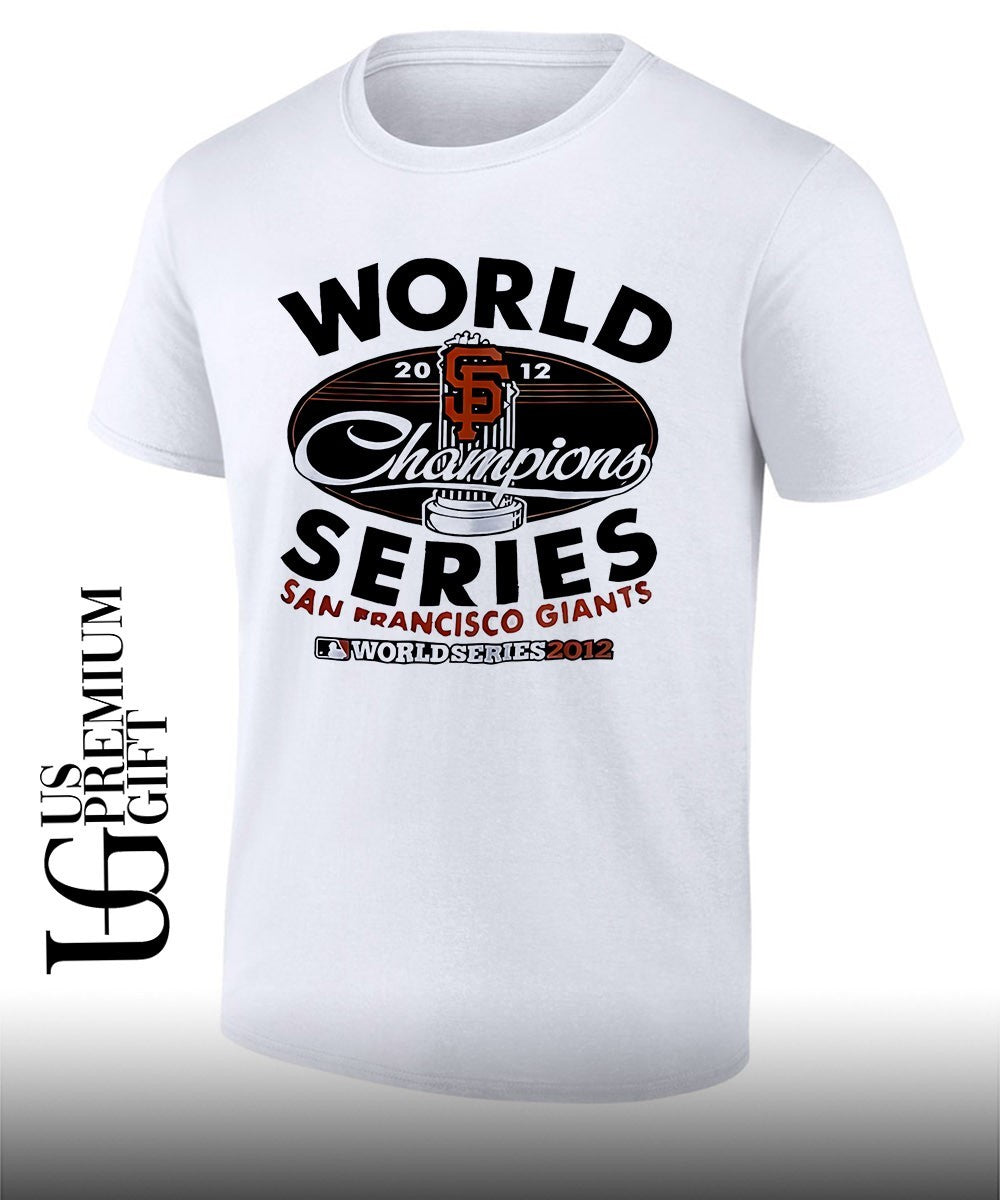 San Francisco Giants World Series champions 2012 baseball trophy shirt