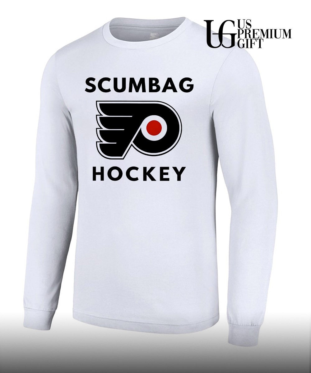 Scumbag Hockey Philadelphia Flyers NHL Ignite Orange Playoff logo shirt