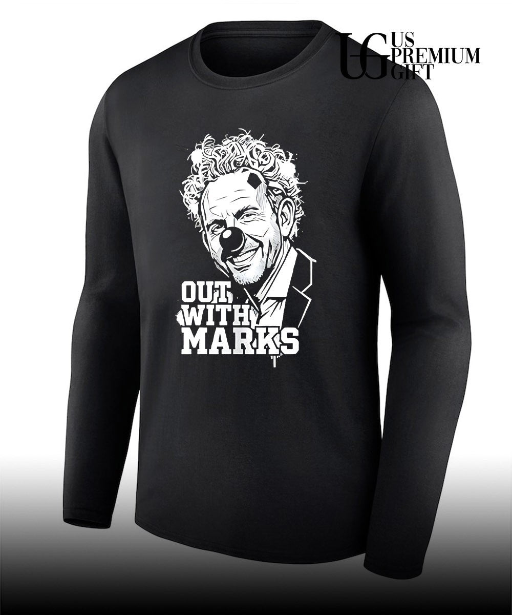 Sean Marks clown out with Marks shirt