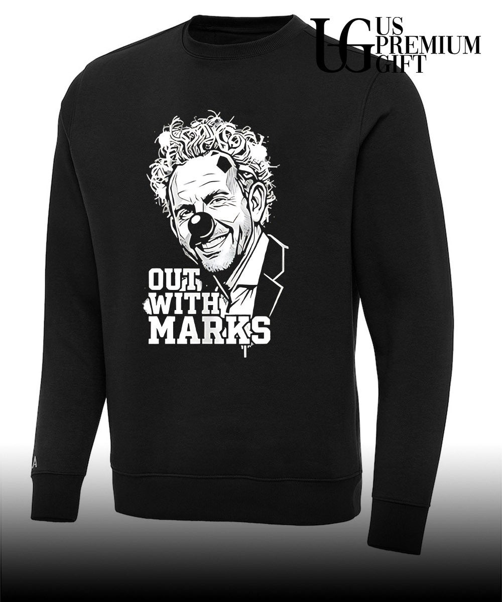 Sean Marks clown out with Marks shirt