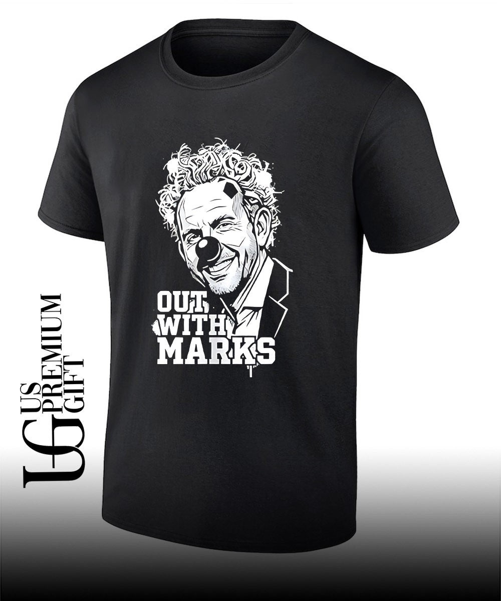Sean Marks clown out with Marks shirt