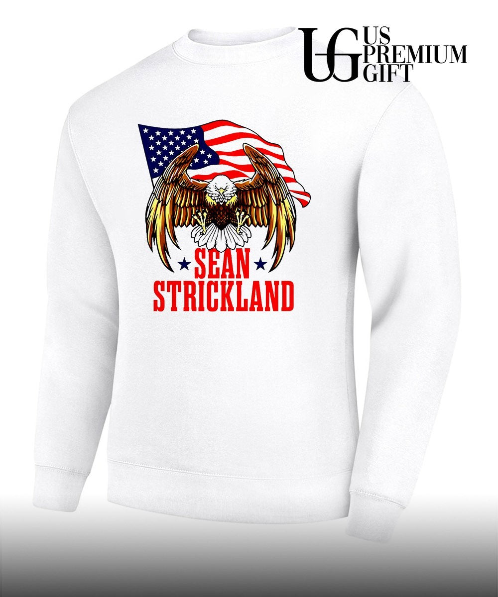 Sean Strickland Eagle USA flag shirt
