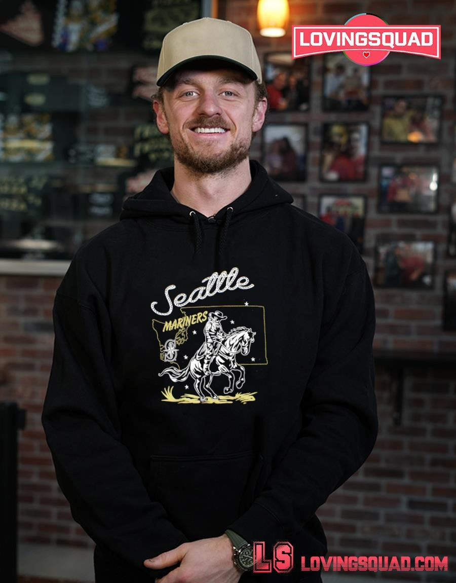 Seattle Mariners Black Old Town Road Shirt