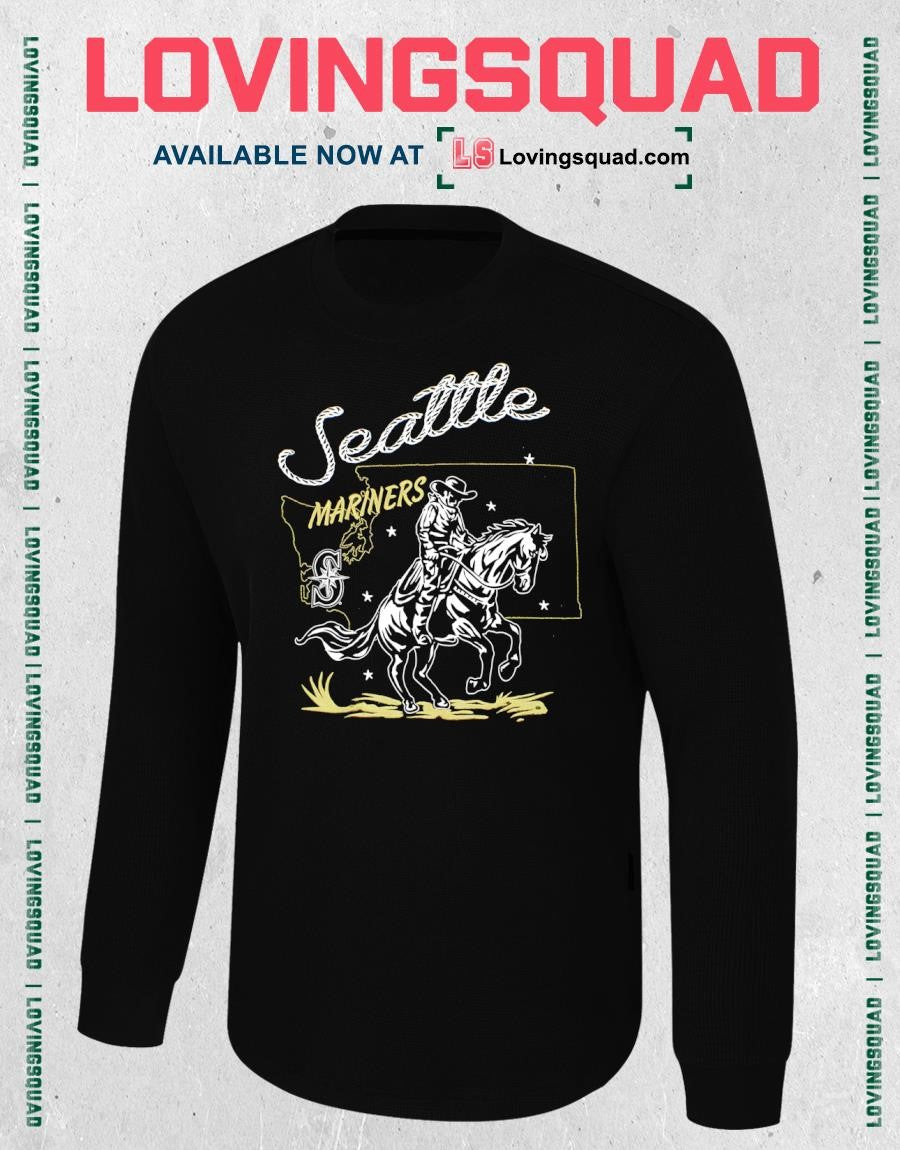 Seattle Mariners Black Old Town Road Shirt
