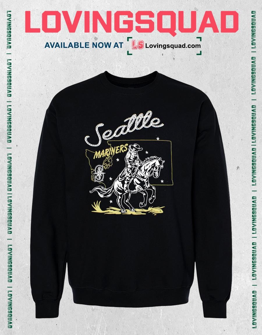 Seattle Mariners Black Old Town Road Shirt