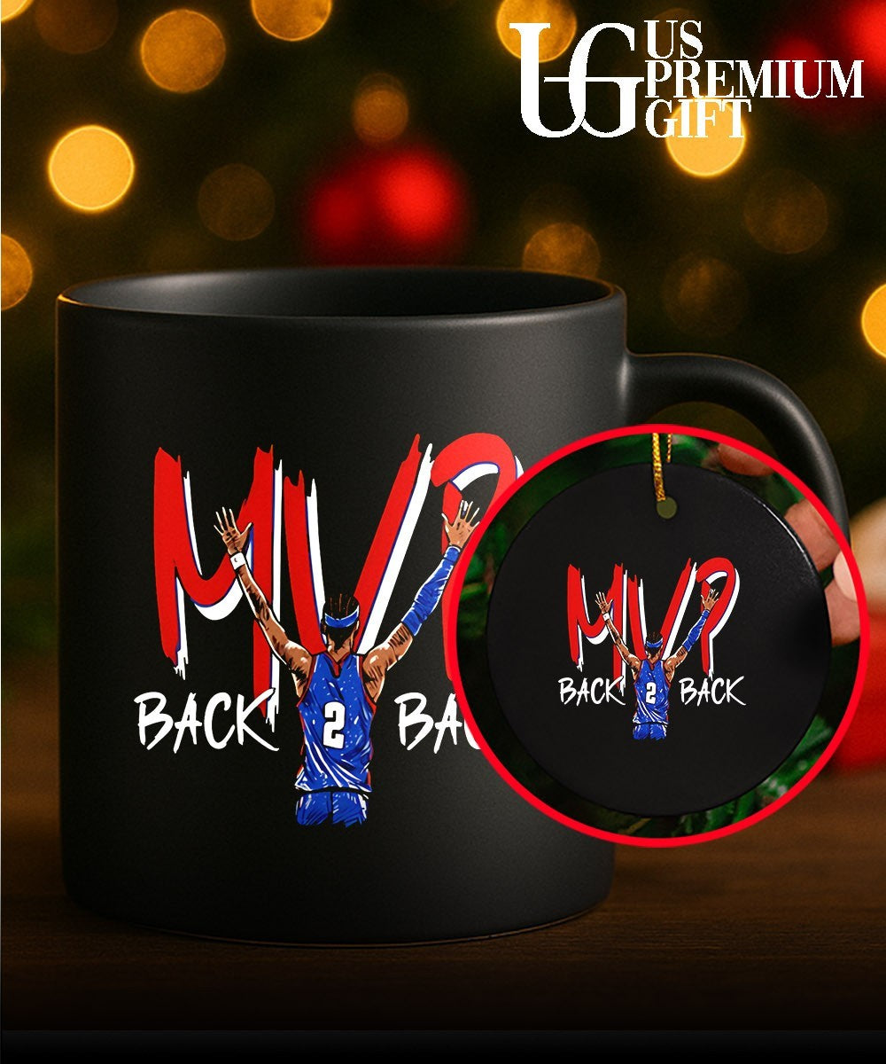 Shai Gilgeous Alexander MVP Back 2 Back OKC Thunder behinds shirt
