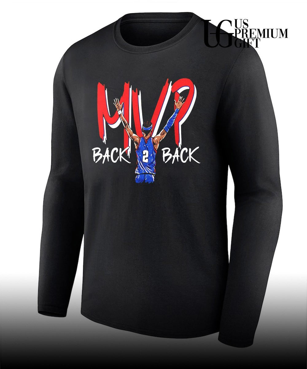 Shai Gilgeous Alexander MVP Back 2 Back OKC Thunder behinds shirt