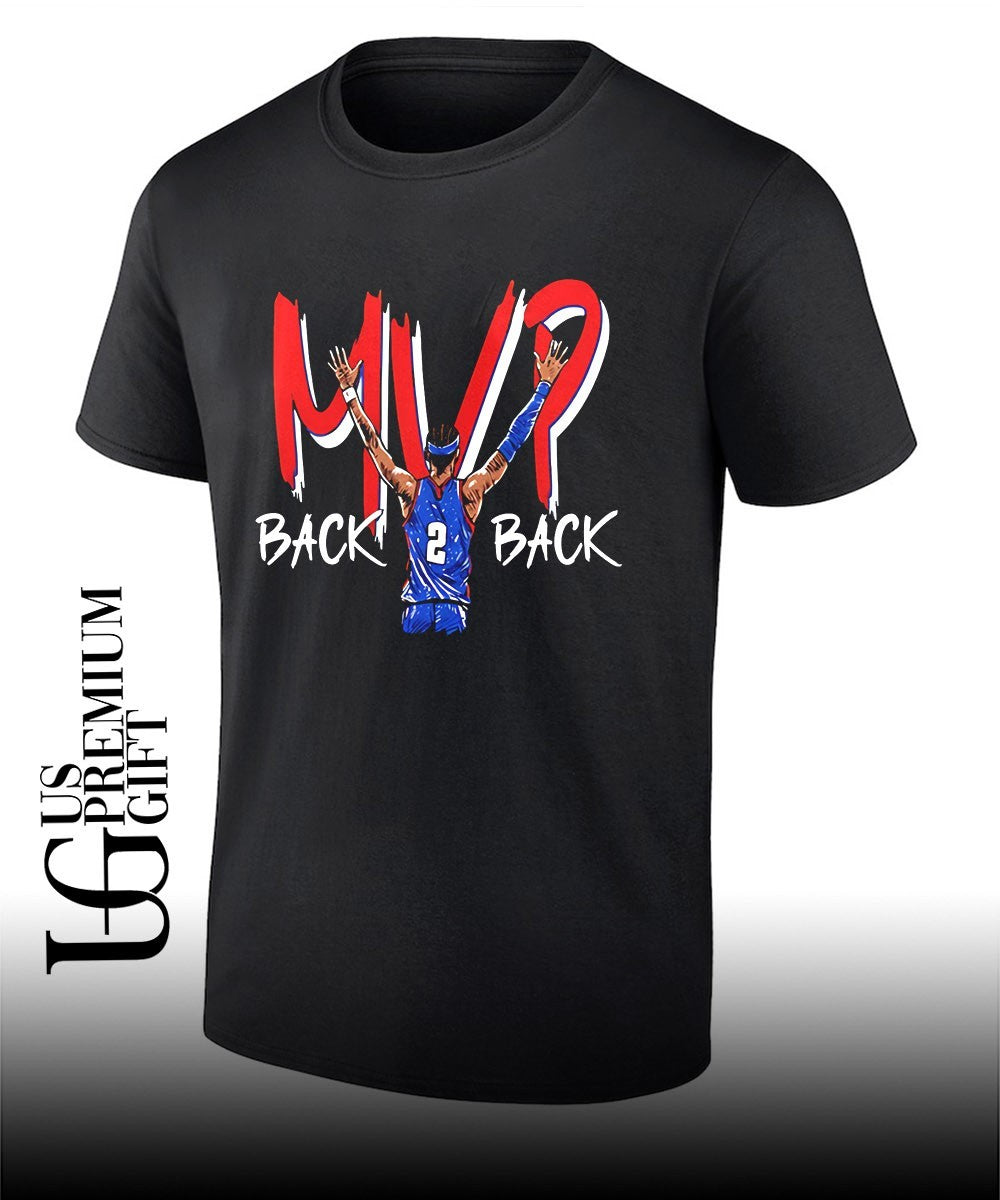 Shai Gilgeous Alexander MVP Back 2 Back OKC Thunder behinds shirt
