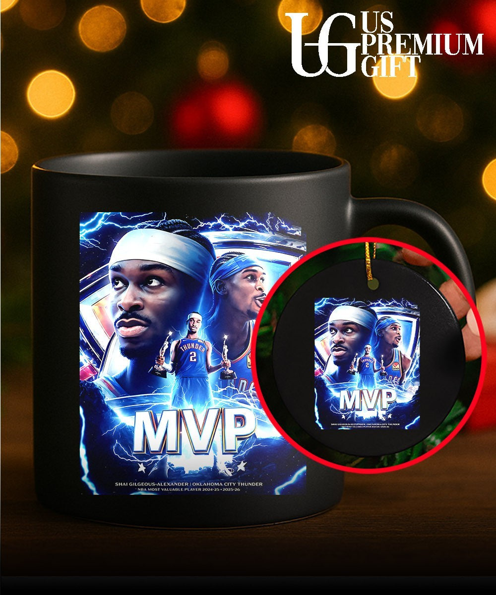 Shai Gilgeous Alexander SGA Oklahoma City Thunder 2026 NBA Back To Back MVP shirt
