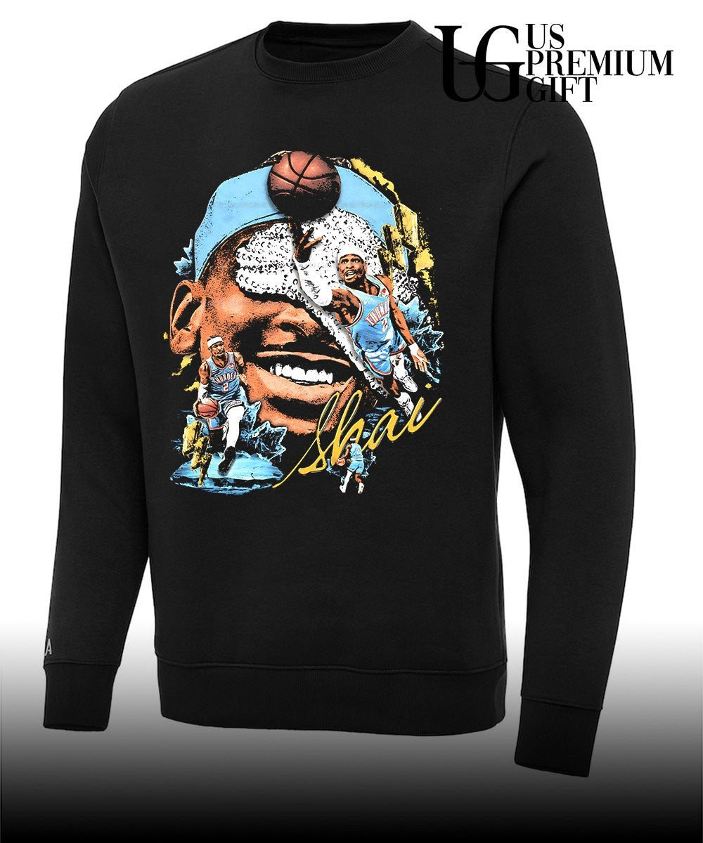 Shai Gilgeous-Alexander big head OKC Thunder basketball MVP 2026 signature shirt