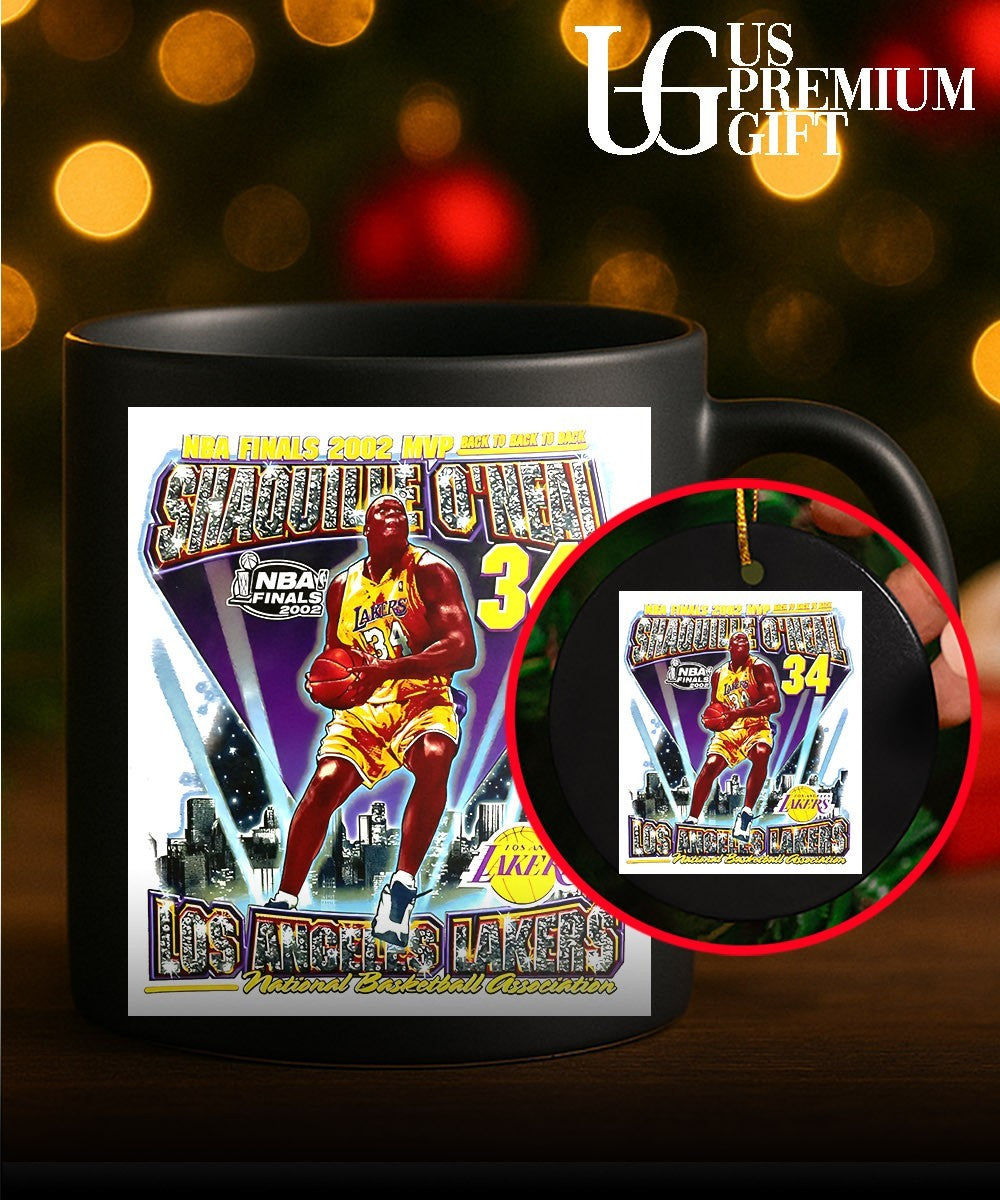 Shaquille O’neal Los Angeles Lakers NBA Finals 2002 MVP shirt