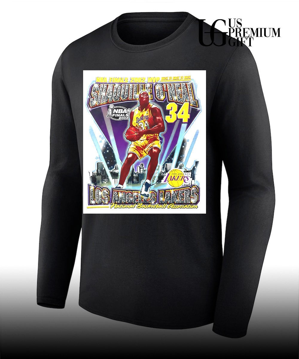 Shaquille O’neal Los Angeles Lakers NBA Finals 2002 MVP shirt