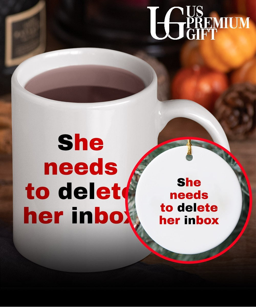 She needs to delete her inbox shirt
