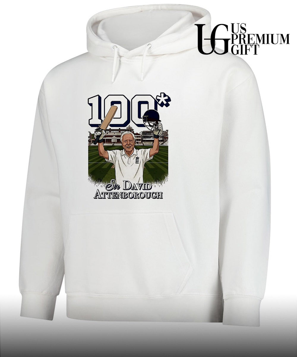 Sir David Attenborough 100 cricket players shirt