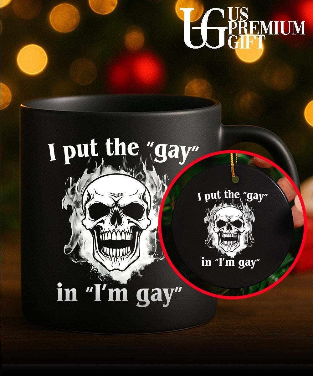 Skull I put the Gay in I’m Gay shirt
