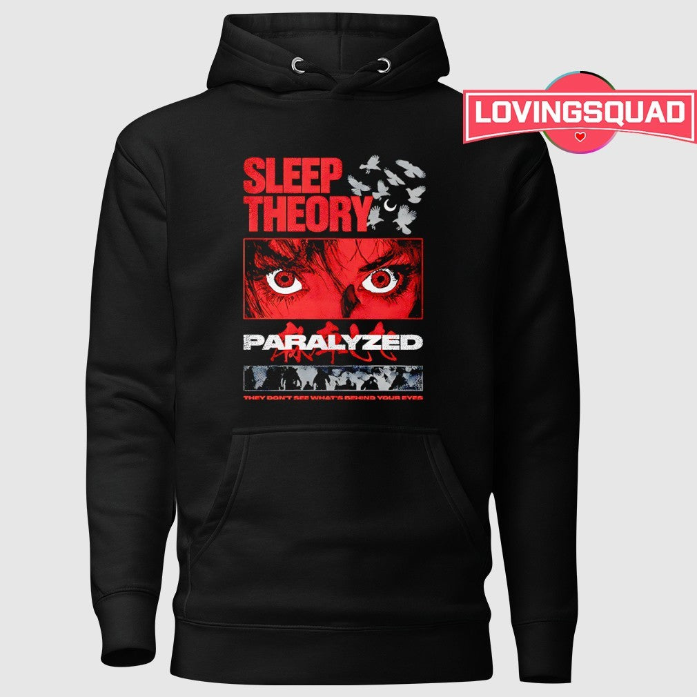 Sleep Theory paralyzed horror grunge eyes shirt