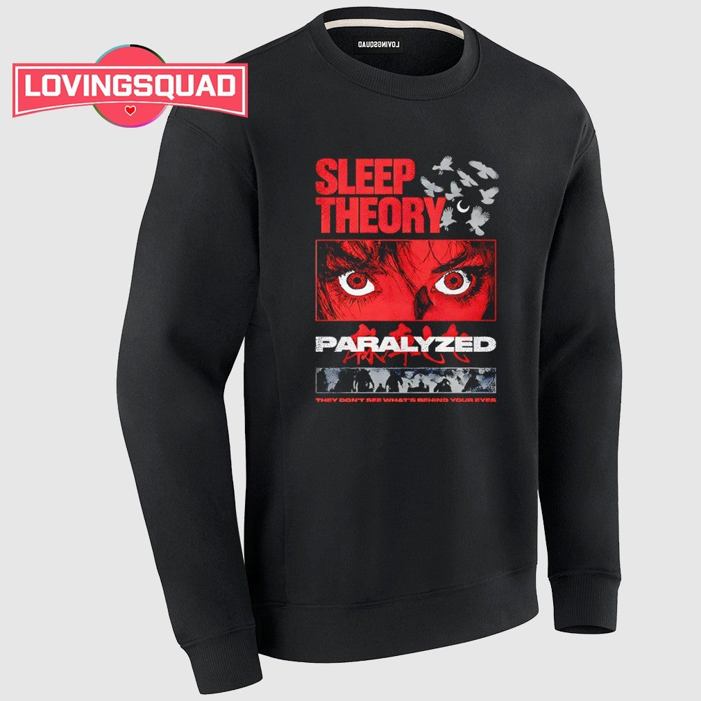 Sleep Theory paralyzed horror grunge eyes shirt