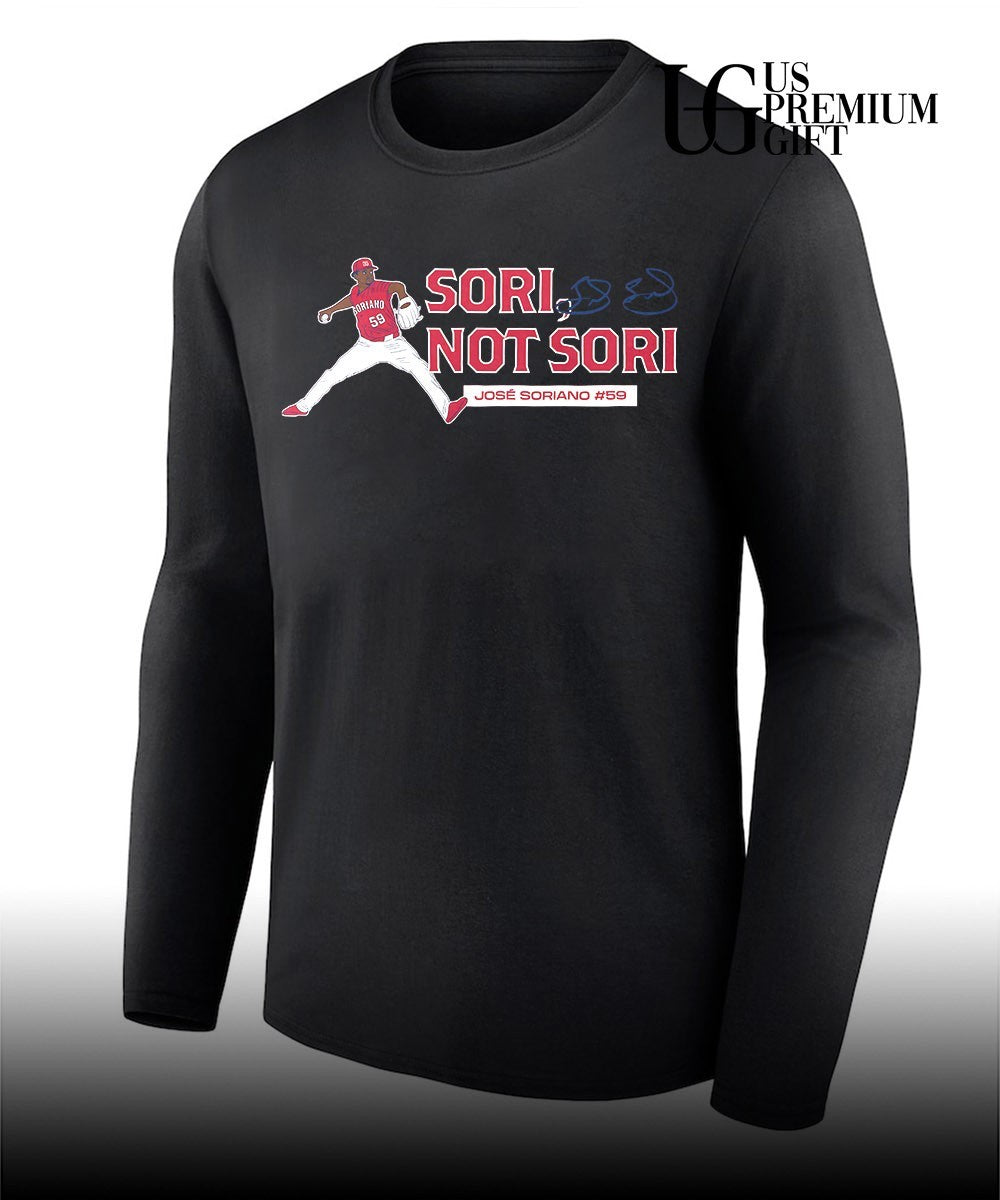 Sori Not Sori Jose Soriano player Los Angeles Angels baseball signature shirt
