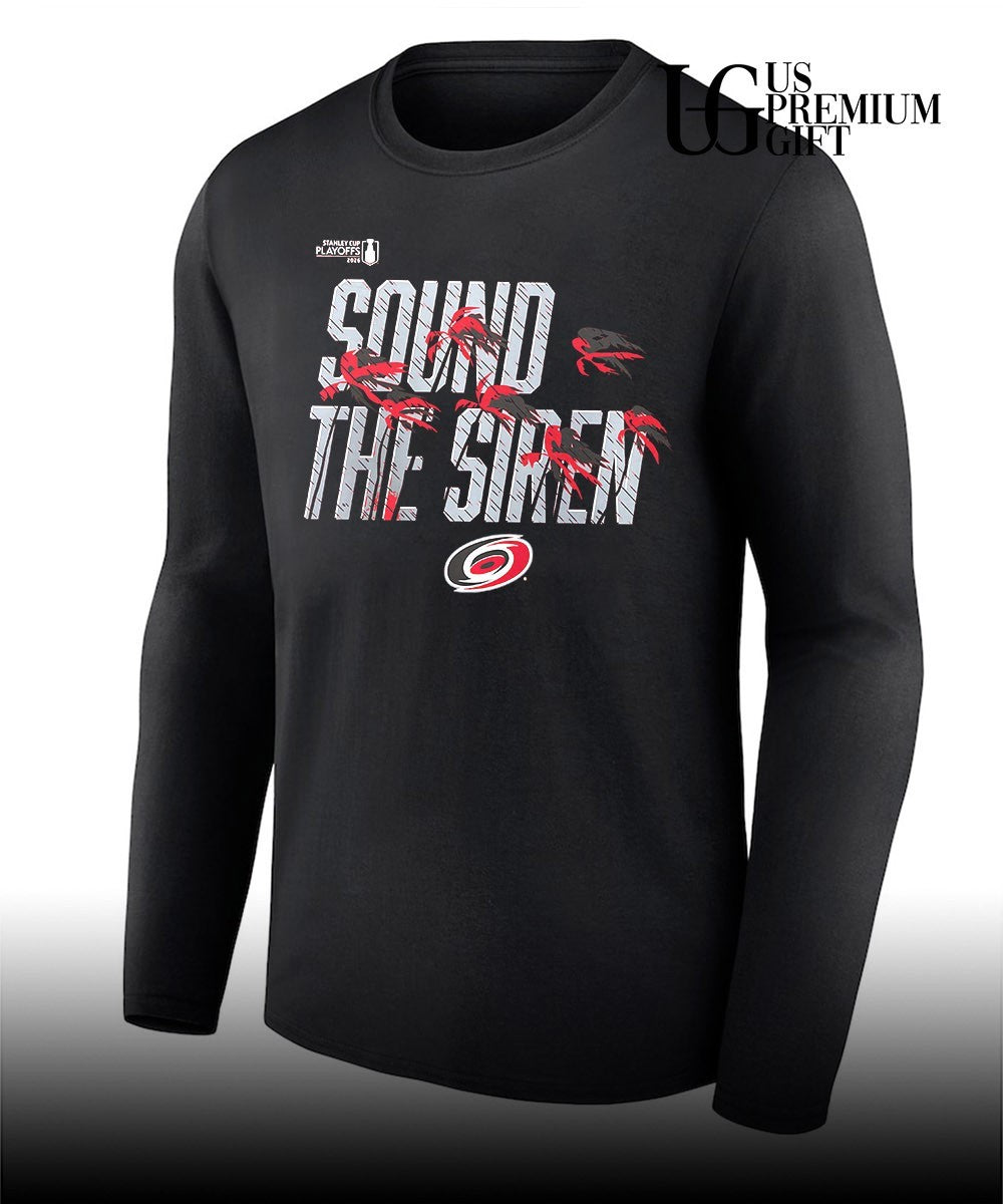 Sound The Siren Carolina Hurricanes 2026 Stanley Cup Playoffs slogan shirt