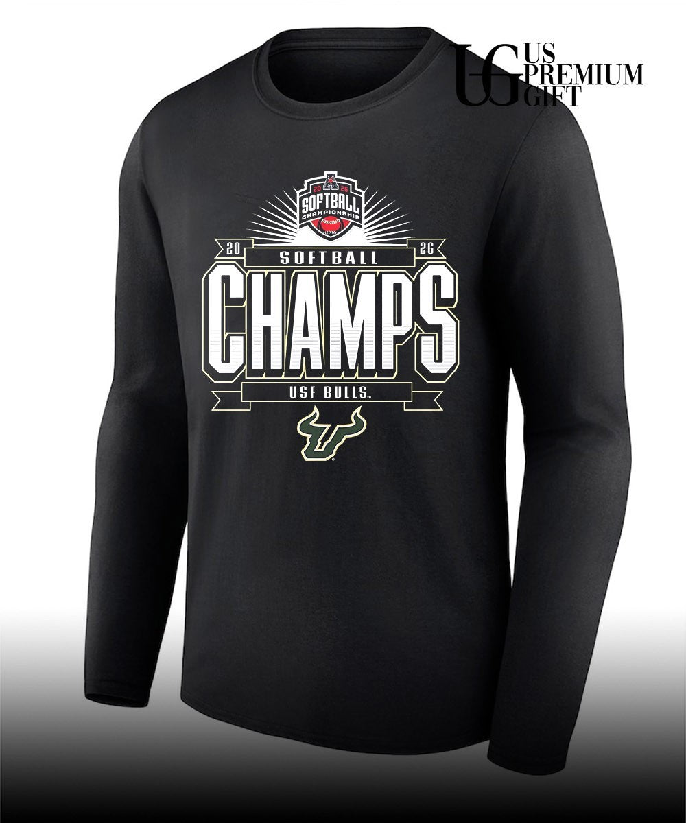South Florida Bulls 2026 American Conference Softball Tournament Champions shirt